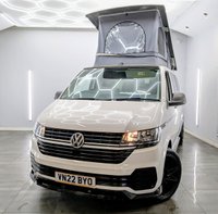 USED 2022 22 VOLKSWAGEN TRANSPORTER 2.0 TDI T30 Startline Campervan Conversion Manual FWD LWB Euro 6 (s/s) (110 ps) SKYLINE ROOF, LWB , 20" ALLOYS, SIDE BARS, FRONT SPLITTER, REAR PARKING SENSORS , NIGHT HEATER, ROCK AND ROLL BED , BLUETOOTH, CRUISE , APPLE CAR PLAY - ANDROID AUTO