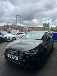 USED 2018 18 AUDI A3 1.0 TFSI Black Edition Sportback 5dr Petrol Manual Euro 6 (s/s) (116 ps) 