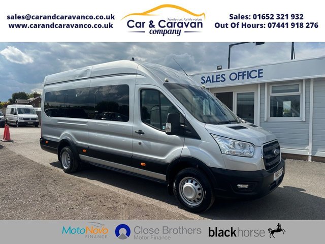 View our Ford Transit 2.0 460 EcoBlue Leader Minibus Double Cab 5dr Diesel Manual RWD L4 H3 Euro 6 (s/s) (17 Seat, DRW) (130 ps)