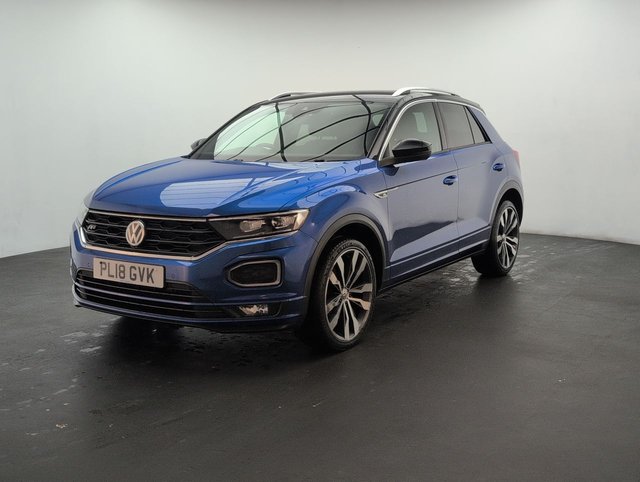 USED 2018 18 Volkswagen T-Roc 1.5 TSI Evo R-Line Suv 5dr Petrol Manual Euro 6 (s/S) (150 Ps) - Sat Nav, Privacy, Sensors