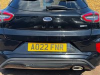 USED 2022 22 FORD PUMA 1.0T EcoBoost MHEV ST-Line SUV Agate Black Petrol Hybrid DCT Euro 6 (s/s) (125 ps) AUTOMATIC MILD HYBRID PUMA WITH SAT NAV CARPLAY AUTO FOLD-IN DOOR MIRRORS 17inch ALLOYS PRIVACY GLASS