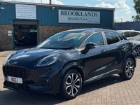 USED 2022 22 FORD PUMA 1.0T EcoBoost MHEV ST-Line SUV Agate Black Petrol Hybrid DCT Euro 6 (s/s) (125 ps) AUTOMATIC MILD HYBRID PUMA WITH SAT NAV CARPLAY AUTO FOLD-IN DOOR MIRRORS 17inch ALLOYS PRIVACY GLASS