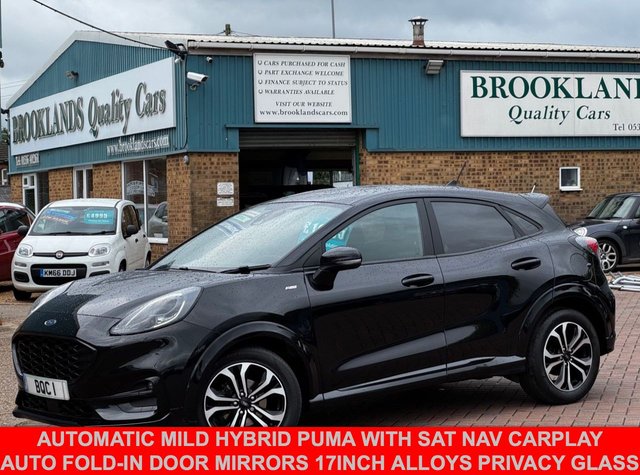 2022 PUMA 1.0T ECOBOOST MHEV ST LINE SUV AGATE BLACK PETROL HYBRID DCT EURO... photo