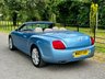 USED 2007 07 BENTLEY CONTINENTAL 6.0 W12 GTC 560BHP AUTO/PADDLESHIFT 4WD 2 DR CONVERTIBLE 1 OWNER+F/S/H+GREAT INVESTMENT