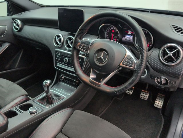 USED 2018 P Mercedes-Benz A Class 1.5 A180d Amg Line Hatchback 5dr Diesel Manual Euro 6 (s/S) (109 Ps) Cruise Control+reversing Camera