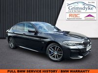 USED 2022 72 BMW 5 SERIES 2.0 530e 12kWh M Sport Saloon 4dr Petrol Plug-in Hybrid Steptronic Euro 6 (s/s) (292 ps) ** RAC BUYSURE INSPECTED **