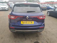 USED 2018 18 RENAULT KOLEOS 1.6 dCi Dynamique S Nav SUV 5dr Diesel Manual Euro 6 (s/s) (130 ps) ULEZ COMPLIANT, 18 inch Alloy wheels, Reversing Camera, Bluetooth,Panoramic Roof Free RAC Warranty and Free 1Yr RAC Recovery package.