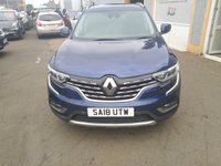 USED 2018 18 RENAULT KOLEOS 1.6 dCi Dynamique S Nav SUV 5dr Diesel Manual Euro 6 (s/s) (130 ps) ULEZ COMPLIANT, 18 inch Alloy wheels, Reversing Camera, Bluetooth,Panoramic Roof Free RAC Warranty and Free 1Yr RAC Recovery package.