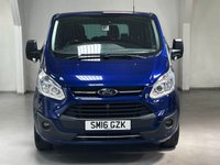 USED 2016 16 FORD TOURNEO CUSTOM 2.0 310 EcoBlue Titanium Minibus Double Cab 5dr Diesel Manual L1 Euro 6 (s/s) (130 ps) 9 SEATS+2 OWNERS+FSH+BLUETOOTH
