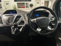 USED 2016 16 FORD TOURNEO CUSTOM 2.0 310 EcoBlue Titanium Minibus Double Cab 5dr Diesel Manual L1 Euro 6 (s/s) (130 ps) 9 SEATS+2 OWNERS+FSH+BLUETOOTH