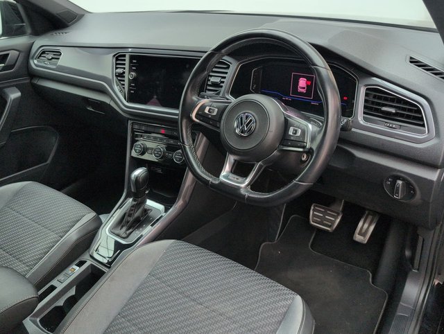 USED 2019 69 Volkswagen T-Roc 1.5 TSI Gpf Evo R-Line Suv 5dr Petrol DSg Euro 6 (s/S) (150 Ps) - Sat Nav + Climate Control