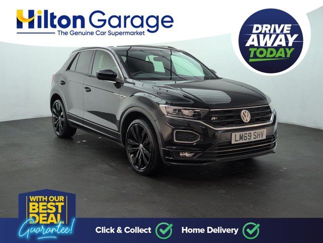 USED 2019 69 Volkswagen T-Roc 1.5 TSI Gpf Evo R-Line Suv 5dr Petrol DSg Euro 6 (s/S) (150 Ps) - Sat Nav + Climate Control