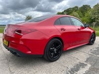 USED 2019 19 MERCEDES-BENZ CLA 1.3 CLA200 AMG Line (Premium) Coupe 4dr Petrol 7G-DCT Euro 6 (s/s) (163 ps) SEAT COMFORT PACKAGE + AMBIENT LIGHTING + AMG BODY-STYLING + REVERSING CAMERA + PARKING PACKAGE + HEATED FRONT SEATS + MIRROR PACKAGE + SAT NAV + LUXURY AUTOMATIC CLIMATE CONTROL + CRUISE CONTROL + LIVE TRAFFIC & MAP UPDATES + PRIVACY GLASS + DAB RADIO + ELECTRIC PARKING BRAKE + LOWERED COMFORT SUSPENSION + 18' BLACK AMG ALLOY WHEELS WITH TPMS