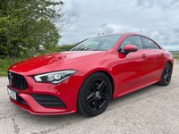 USED 2019 19 MERCEDES-BENZ CLA 1.3 CLA200 AMG Line (Premium) Coupe 4dr Petrol 7G-DCT Euro 6 (s/s) (163 ps) SEAT COMFORT PACKAGE + AMBIENT LIGHTING + AMG BODY-STYLING + REVERSING CAMERA + PARKING PACKAGE + HEATED FRONT SEATS + MIRROR PACKAGE + SAT NAV + LUXURY AUTOMATIC CLIMATE CONTROL + CRUISE CONTROL + LIVE TRAFFIC & MAP UPDATES + PRIVACY GLASS + DAB RADIO + ELECTRIC PARKING BRAKE + LOWERED COMFORT SUSPENSION + 18' BLACK AMG ALLOY WHEELS WITH TPMS
