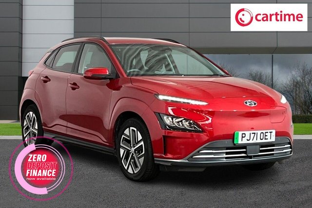 View our Hyundai Kona 64kWh Premium SUV 5dr Electric Auto (10.5kW Charger) (204 ps) Touchscreen, Reversing Camera, Satellite Navigation, Heated Seats, Cruise Control
