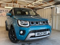 USED 2021 21 SUZUKI IGNIS 1.2 Dualjet MHEV SZ5 Hatchback 5dr Petrol Hybrid Manual Euro 6 (s/s) (83 ps)+1 OWNER FROM NEW+HISTORY+MEDIA+NAVIGATION+PRIVACY+ALLOYS+CLIMATE+BLUETOOTH+ 1 OWNER FROM NEW+FSH+CAMERA+ALLOYS+CLIMATE+PRIVACY+BLUETOOTH+MEDIA+NAV+USB+AUX+DAB+CRUISE+HPI CLEAR