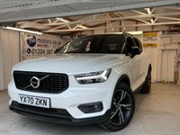 USED 2020 70 VOLVO XC40 1.5 T3 R-Design SUV 5dr Petrol Manual Euro 6 (s/s) (163 ps)+1 OWNER FROM NEW+2 KEYS+FSH+MEDIA+BLUETOOTH+NAVIGATION+PARK CONTROL+PRIVACY+HALF LEATHER SEATS+18 INCH ALLOYS 2 KEYS+1 OWNER FROM NEW+FSH+HALF LEATHER SEATS+18" ALLOYS+MEDIA+BLUETOOTH+PRIVACY+CLIMATE+NAV+BLUETOOTH+USB+AUX+DAB+PARKING SENSORS+CRUISE+HPI CLEAR