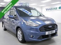 USED 2022 22 FORD TRANSIT CONNECT 1.5 EBL 120 BHP L2 250 LONG LIMITED NAV 6DR ( NO VAT ! )  1 OWNER | 6 DOORS | 3 SEATS | NO VAT TO PAY