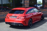 USED 2019 19 MERCEDES-BENZ CLA 2.1 CLA220d AMG Line Night Edition (Plus) Shooting Brake 5dr Diesel 7G-DCT Euro 6 (s/s) (170 ps) PAN ROOF / NIGHT PACK / H&K
