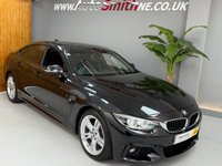 USED 2018 68 BMW 4 SERIES GRAN COUPE 3.0 430d M Sport Hatchback 5dr Diesel Auto Euro 6 (s/s) (258 ps) BLACK WITH BLACK M SPORT LEATHER