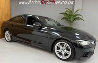 USED 2018 68 BMW 4 SERIES GRAN COUPE 3.0 430d M Sport Hatchback 5dr Diesel Auto Euro 6 (s/s) (258 ps) BLACK WITH BLACK M SPORT LEATHER