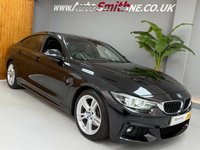 USED 2018 68 BMW 4 SERIES GRAN COUPE 3.0 430d M Sport Hatchback 5dr Diesel Auto Euro 6 (s/s) (258 ps) BLACK WITH BLACK M SPORT LEATHER