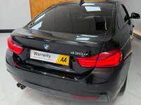 USED 2018 68 BMW 4 SERIES GRAN COUPE 3.0 430d M Sport Hatchback 5dr Diesel Auto Euro 6 (s/s) (258 ps) BLACK WITH BLACK M SPORT LEATHER