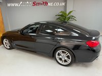 USED 2018 68 BMW 4 SERIES GRAN COUPE 3.0 430d M Sport Hatchback 5dr Diesel Auto Euro 6 (s/s) (258 ps) BLACK WITH BLACK M SPORT LEATHER