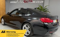 USED 2018 68 BMW 4 SERIES GRAN COUPE 3.0 430d M Sport Hatchback 5dr Diesel Auto Euro 6 (s/s) (258 ps) BLACK WITH BLACK M SPORT LEATHER