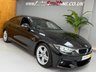 USED 2018 68 BMW 4 SERIES GRAN COUPE 3.0 430d M Sport Hatchback 5dr Diesel Auto Euro 6 (s/s) (258 ps) BLACK WITH BLACK M SPORT LEATHER