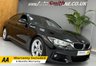 USED 2018 68 BMW 4 SERIES GRAN COUPE 3.0 430d M Sport Hatchback 5dr Diesel Auto Euro 6 (s/s) (258 ps) BLACK WITH BLACK M SPORT LEATHER