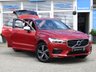 USED 2018 18 VOLVO XC60 2.0 D5 PowerPulse R-Design SUV 5dr Diesel Auto AWD Euro 6 (s/s) (235 ps) Finished in FUSION RED MET metallic with BLACK HEATED leather trim. This upmarket family SUV is sleek, stylish, comfortable and great fun to drive.This Volvo XC60 is one of the safest and most stylish SUVs on sale, and it is a great choice if you are after a family car with a real feel-good factor. Features include Full Heated Leather Seats and Steering Wheel, Winter Pack, Virtual Dash, Power Rear Boot, 19" Alloys, Park Sensors, Sat Nav, DAB and much more.