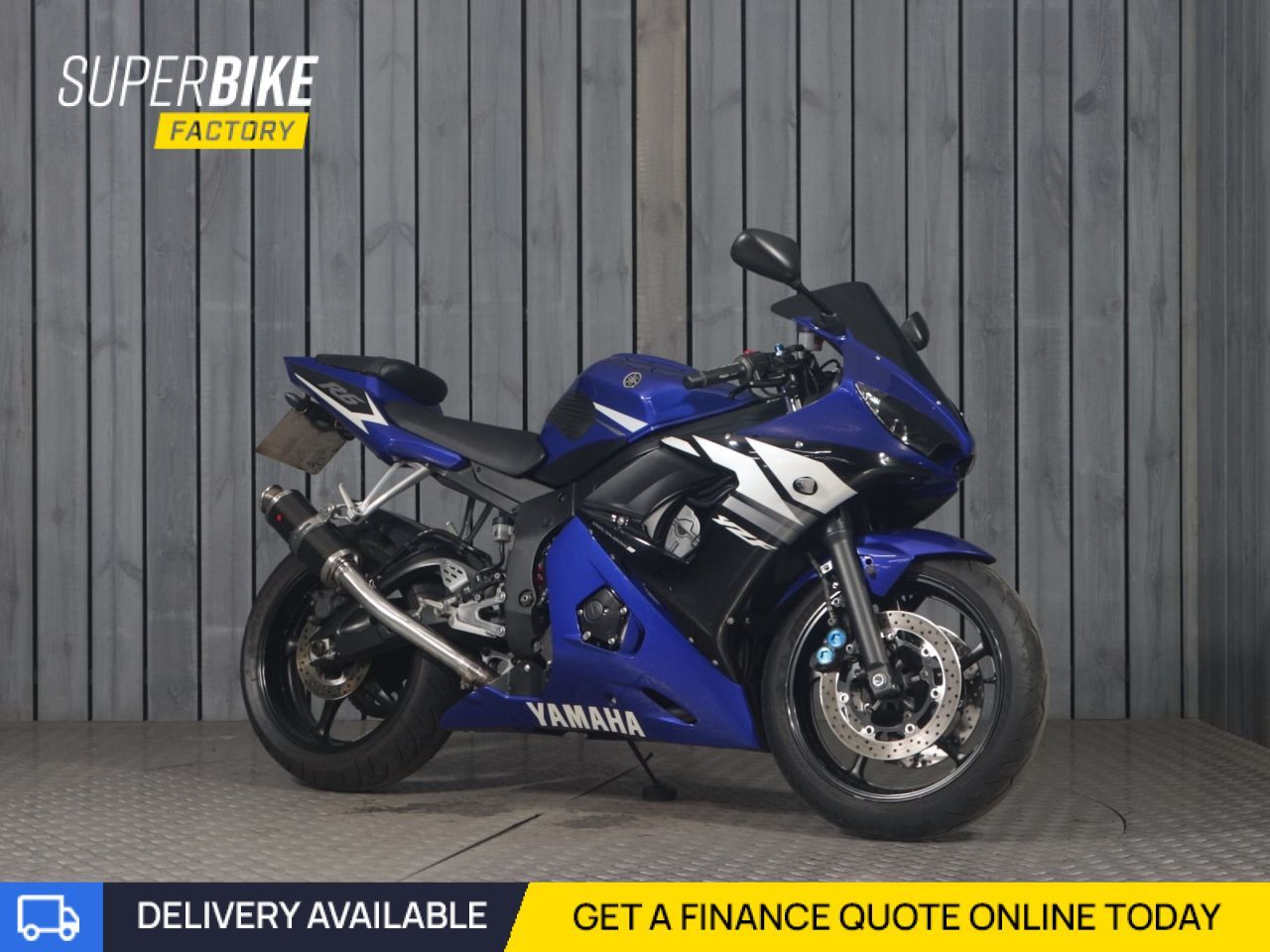 2003 YAMAHA R6 BLUE with 18319 miles - Used Motorbikes Dealer: Cheshire ...