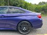USED 2020 70 BMW M4 3.0 BiTurbo Heritage Edition Coupe 2dr Petrol DCT Euro 6 (s/s) (450 ps)-Factory Extras Worth &pound;9,750-BMW Celebrates its Motorsport heritage with a special edition of the BMW M4 Coupe-Limited to 75 units for the UK-750 Worldwide. Choice of 3 Colours Only-Imola red-Laguna Seca Blue & Velvet Blue metallic. Further distinguishing features of the M4 Edition M Heritage include a decorative strip in the colours of BMW M. It is integrated into the limited edition models carbon fibre reinforced plastic roof.Also new are forged 20-in alloys wheels in matt grey. Inside, there are two tone leather seats with contrast stitching and M Heritage identification within the headrests, carbon dashboard trim designed specifically for the M4 Edition M Heritage and door sill trim with further M Heritage identification. Running in Service complete at 1045 Miles. Velvet Blue Metallic-1 Former Keeper. 