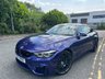 USED 2020 70 BMW M4 3.0 BiTurbo Heritage Edition Coupe 2dr Petrol DCT Euro 6 (s/s) (450 ps)-Factory Extras Worth &pound;9,750-BMW Celebrates its Motorsport heritage with a special edition of the BMW M4 Coupe-Limited to 75 units for the UK-750 Worldwide. Choice of 3 Colours Only-Imola red-Laguna Seca Blue & Velvet Blue metallic. Further distinguishing features of the M4 Edition M Heritage include a decorative strip in the colours of BMW M. It is integrated into the limited edition models carbon fibre reinforced plastic roof.Also new are forged 20-in alloys wheels in matt grey. Inside, there are two tone leather seats with contrast stitching and M Heritage identification within the headrests, carbon dashboard trim designed specifically for the M4 Edition M Heritage and door sill trim with further M Heritage identification. Running in Service complete at 1045 Miles. Velvet Blue Metallic-1 Former Keeper. 