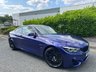 USED 2020 70 BMW M4 3.0 BiTurbo Heritage Edition Coupe 2dr Petrol DCT Euro 6 (s/s) (450 ps)-Factory Extras Worth &pound;9,750-BMW Celebrates its Motorsport heritage with a special edition of the BMW M4 Coupe-Limited to 75 units for the UK-750 Worldwide. Choice of 3 Colours Only-Imola red-Laguna Seca Blue & Velvet Blue metallic. Further distinguishing features of the M4 Edition M Heritage include a decorative strip in the colours of BMW M. It is integrated into the limited edition models carbon fibre reinforced plastic roof.Also new are forged 20-in alloys wheels in matt grey. Inside, there are two tone leather seats with contrast stitching and M Heritage identification within the headrests, carbon dashboard trim designed specifically for the M4 Edition M Heritage and door sill trim with further M Heritage identification. Running in Service complete at 1045 Miles. Velvet Blue Metallic-1 Former Keeper. 