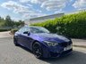 USED 2020 70 BMW M4 3.0 BiTurbo Heritage Edition Coupe 2dr Petrol DCT Euro 6 (s/s) (450 ps)-Factory Extras Worth &pound;9,750-BMW Celebrates its Motorsport heritage with a special edition of the BMW M4 Coupe-Limited to 75 units for the UK-750 Worldwide. Choice of 3 Colours Only-Imola red-Laguna Seca Blue & Velvet Blue metallic. Further distinguishing features of the M4 Edition M Heritage include a decorative strip in the colours of BMW M. It is integrated into the limited edition models carbon fibre reinforced plastic roof.Also new are forged 20-in alloys wheels in matt grey. Inside, there are two tone leather seats with contrast stitching and M Heritage identification within the headrests, carbon dashboard trim designed specifically for the M4 Edition M Heritage and door sill trim with further M Heritage identification. Running in Service complete at 1045 Miles. Velvet Blue Metallic-1 Former Keeper. 