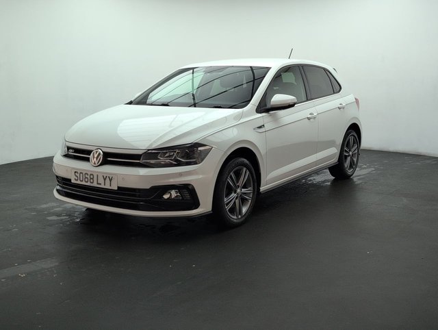 USED 2019 68 Volkswagen Polo 1.0 TSI Gpf R-Line Hatchback 5dr Petrol Manual Euro 6 (s/S) (115 Ps) - Privacy, Sensors, Bluetooth
