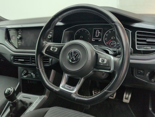 USED 2019 68 Volkswagen Polo 1.0 TSI Gpf R-Line Hatchback 5dr Petrol Manual Euro 6 (s/S) (115 Ps) - Privacy, Sensors, Bluetooth
