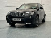 USED 2016 16 BMW X3 3.0 30d M Sport SUV 5dr Diesel Auto xDrive Euro 6 (s/s) (258 ps) PANORAMIC ROOF, PRO MEDIA, F/S/H