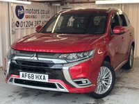 USED 2018 68 MITSUBISHI OUTLANDER 2.4h TwinMotor 13.8kWh 4h SUV 5dr Petrol Plug-in Hybrid CVT 4WD Euro 6 (s/s) (209 ps)+2 KEYS+HISTORY+LEATHER HEATED SEATS+NAVIGATION+MEDIA+BLUETOOTH+USB+AUX+DAB+PARK CAMERA+ 2 KEYS+FSH+REVERSE CAMERA+DAB+FULL LEATHER HEATED SEATS+ALLOYS+POWER BOOT+FOLDING MIRRORS+AIRCON+BLUETOOTH+MEDIA+CRUISE+AUTOLIGHTS+AUTOWIPERS+USB+AUX+HPI CLEAR