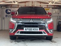 USED 2018 68 MITSUBISHI OUTLANDER 2.4h TwinMotor 13.8kWh 4h SUV 5dr Petrol Plug-in Hybrid CVT 4WD Euro 6 (s/s) (209 ps)+2 KEYS+HISTORY+LEATHER HEATED SEATS+NAVIGATION+MEDIA+BLUETOOTH+USB+AUX+DAB+PARK CAMERA+ 2 KEYS+FSH+REVERSE CAMERA+DAB+FULL LEATHER HEATED SEATS+ALLOYS+POWER BOOT+FOLDING MIRRORS+AIRCON+BLUETOOTH+MEDIA+CRUISE+AUTOLIGHTS+AUTOWIPERS+USB+AUX+HPI CLEAR