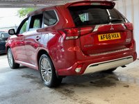 USED 2018 68 MITSUBISHI OUTLANDER 2.4h TwinMotor 13.8kWh 4h SUV 5dr Petrol Plug-in Hybrid CVT 4WD Euro 6 (s/s) (209 ps)+2 KEYS+HISTORY+LEATHER HEATED SEATS+NAVIGATION+MEDIA+BLUETOOTH+USB+AUX+DAB+PARK CAMERA+ 2 KEYS+FSH+REVERSE CAMERA+DAB+FULL LEATHER HEATED SEATS+ALLOYS+POWER BOOT+FOLDING MIRRORS+AIRCON+BLUETOOTH+MEDIA+CRUISE+AUTOLIGHTS+AUTOWIPERS+USB+AUX+HPI CLEAR