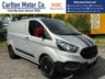 USED 2021 21 FORD TRANSIT CUSTOM 2.0 340 EcoBlue Leader Panel Van [ REAR TAILGATE ] L1 H1 Euro 6 (s/s) (130 ps) Stunning Example Light use
