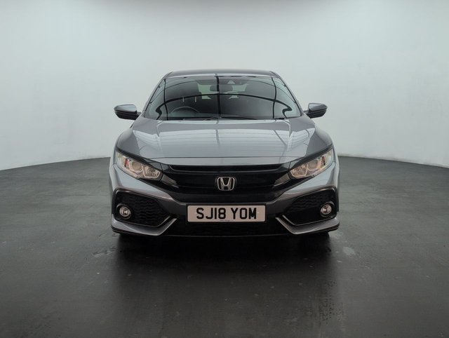 USED 2018 18 Honda Civic 1.0 Vtec Turbo SR Hatchback 5dr Petrol Manual Euro 6 (s/S) (126 Ps) - Parking Camera + Climate Control