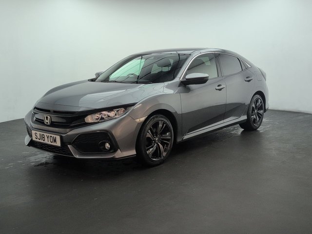 USED 2018 18 Honda Civic 1.0 Vtec Turbo SR Hatchback 5dr Petrol Manual Euro 6 (s/S) (126 Ps) - Parking Camera + Climate Control