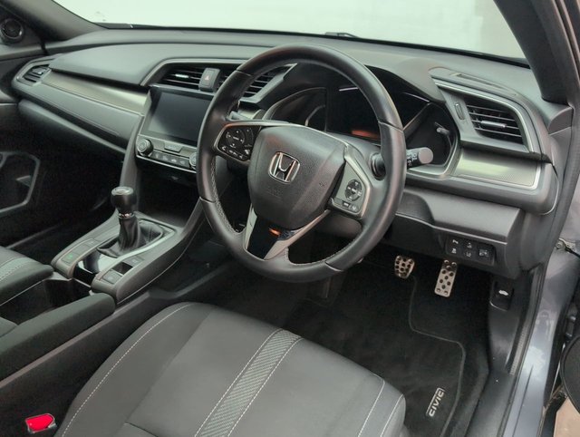 USED 2018 18 Honda Civic 1.0 Vtec Turbo SR Hatchback 5dr Petrol Manual Euro 6 (s/S) (126 Ps) - Parking Camera + Climate Control