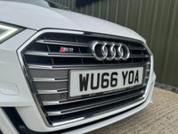 USED 2016 66 AUDI S3 2.0 TFSI Sportback 5dr Petrol S Tronic quattro Euro 6 (s/s) (310 ps) GREAT HISTORY FULL LEATHER