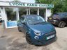 USED 2021 21 FIAT 500e C 42kWh La Prima Convertible 2dr Electric Automatic (118 ps) The La Prima boasts an array of fantastic features including; 17" diamond alloy wheels, full LED headlights, dashboard fascia and seats upholstered in eco-leather, reverse parking camera with guidelines, front parking sensors with optical display, chrome pack & wireless mobile phone charging!