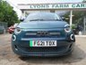 USED 2021 21 FIAT 500e C 42kWh La Prima Convertible 2dr Electric Automatic (118 ps) The La Prima boasts an array of fantastic features including; 17" diamond alloy wheels, full LED headlights, dashboard fascia and seats upholstered in eco-leather, reverse parking camera with guidelines, front parking sensors with optical display, chrome pack & wireless mobile phone charging!